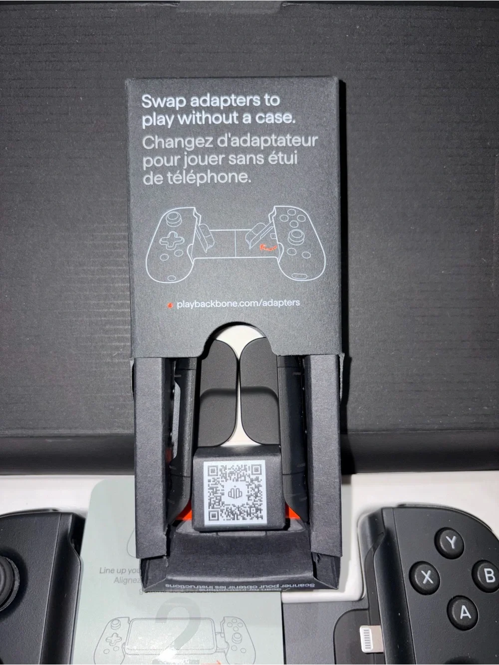 New Backbone One Mobile Gaming Controller iPhone Lightning Black Adapter
